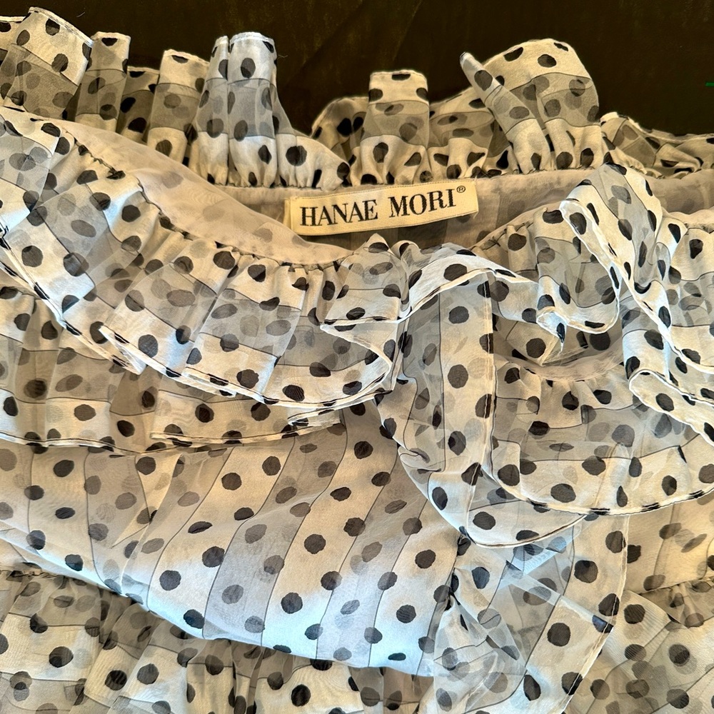 Vintage Hanae Mori Couture Party Dress